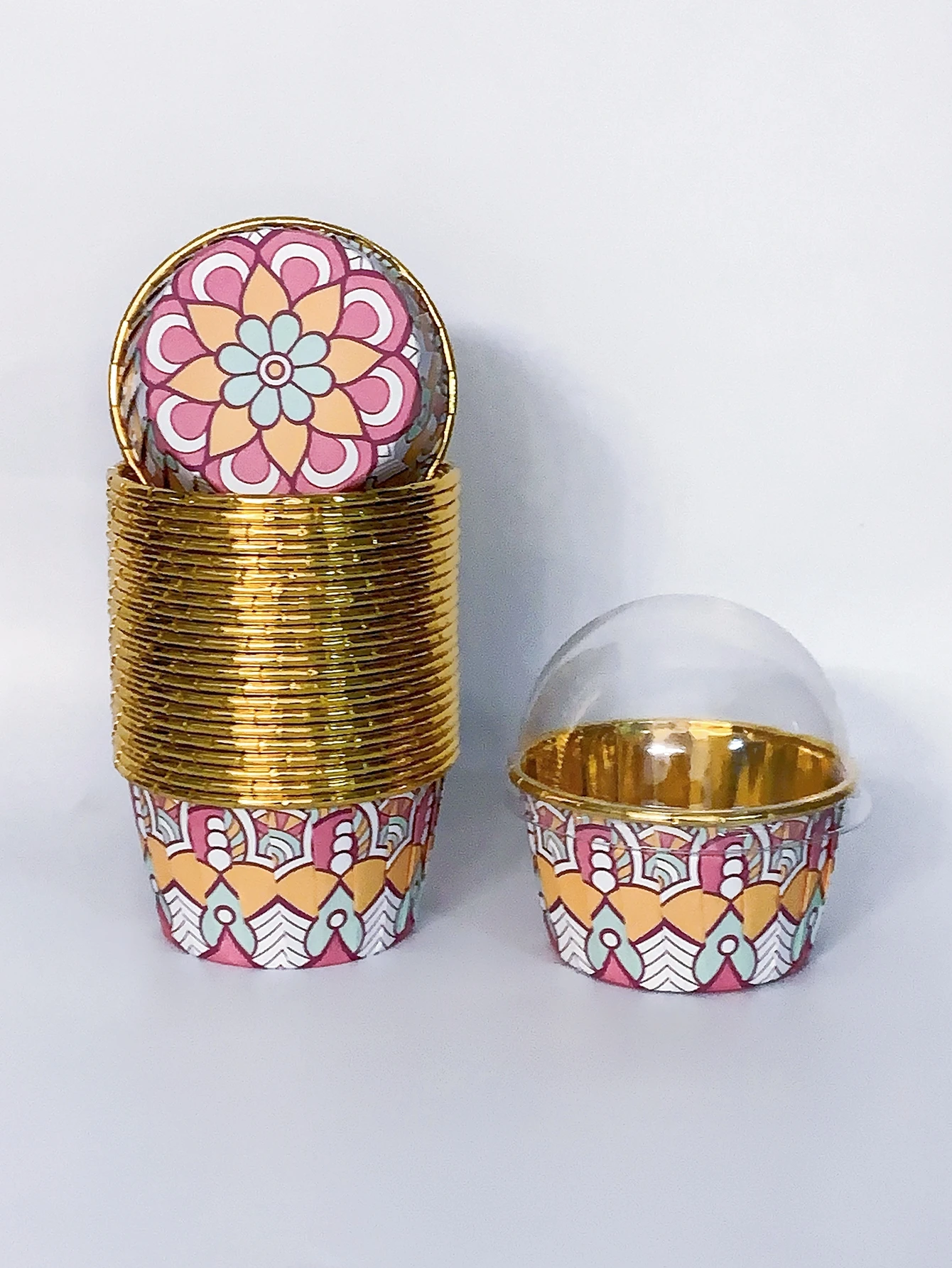 50pcs Baking Cups , disposable cupcake cups, heat-resistant paper cupcake,  baking tool, perfect for wedding and Birthday party