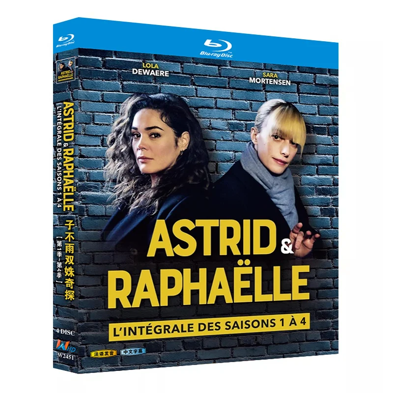 

Blu-ray Ultra HD French TV Series "Les Petits Meurtres d'Agatha Christie" Seasons 1–4 Box Set