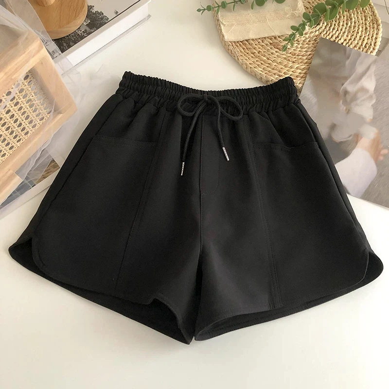 American Street Style Shorts 2026 Summer New Oversized Thin Cool Wide Leg Pants Women High Waist Casual All-match Shorts Women image 3