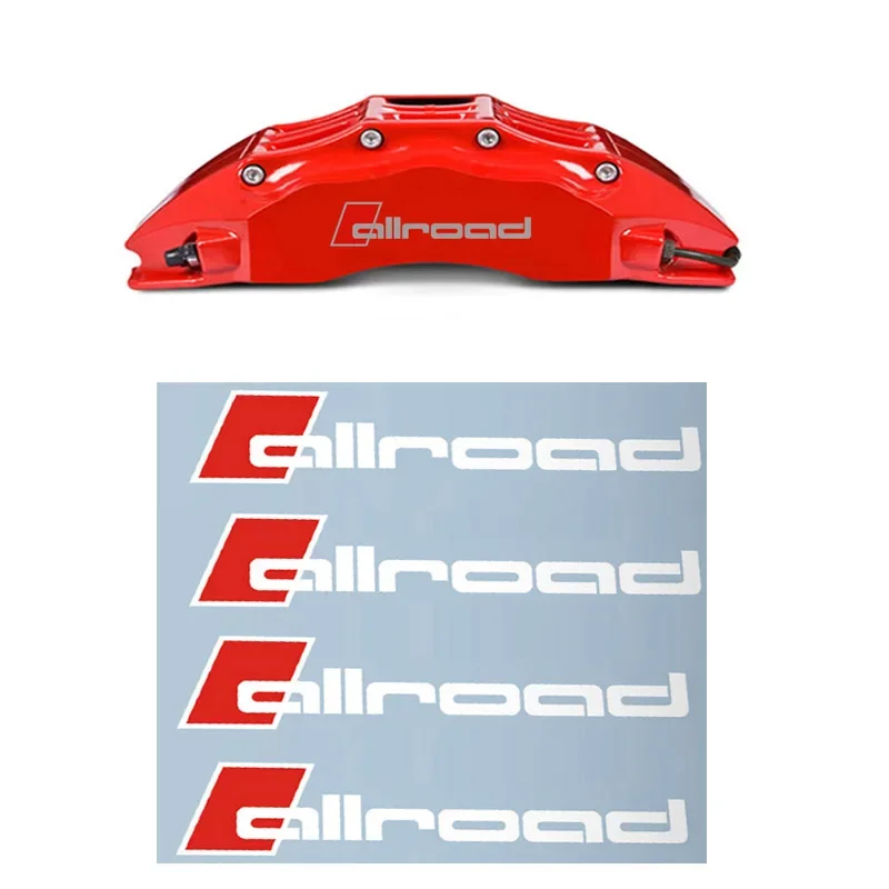 

4 шт./лот, хороший материал Oracal, наклейки для легковых тормозов, наклейки для Audi A1 A3 A4 A4L A6 A6L A7 A8 Q3 Q5 Q7 TT S RS