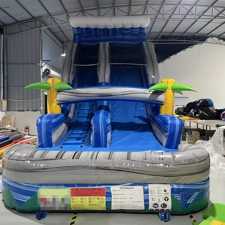 حار بيع التجاري PVC نفخ المياه الشريحة العملاقة نفخ المياه الشريحة للبالغين