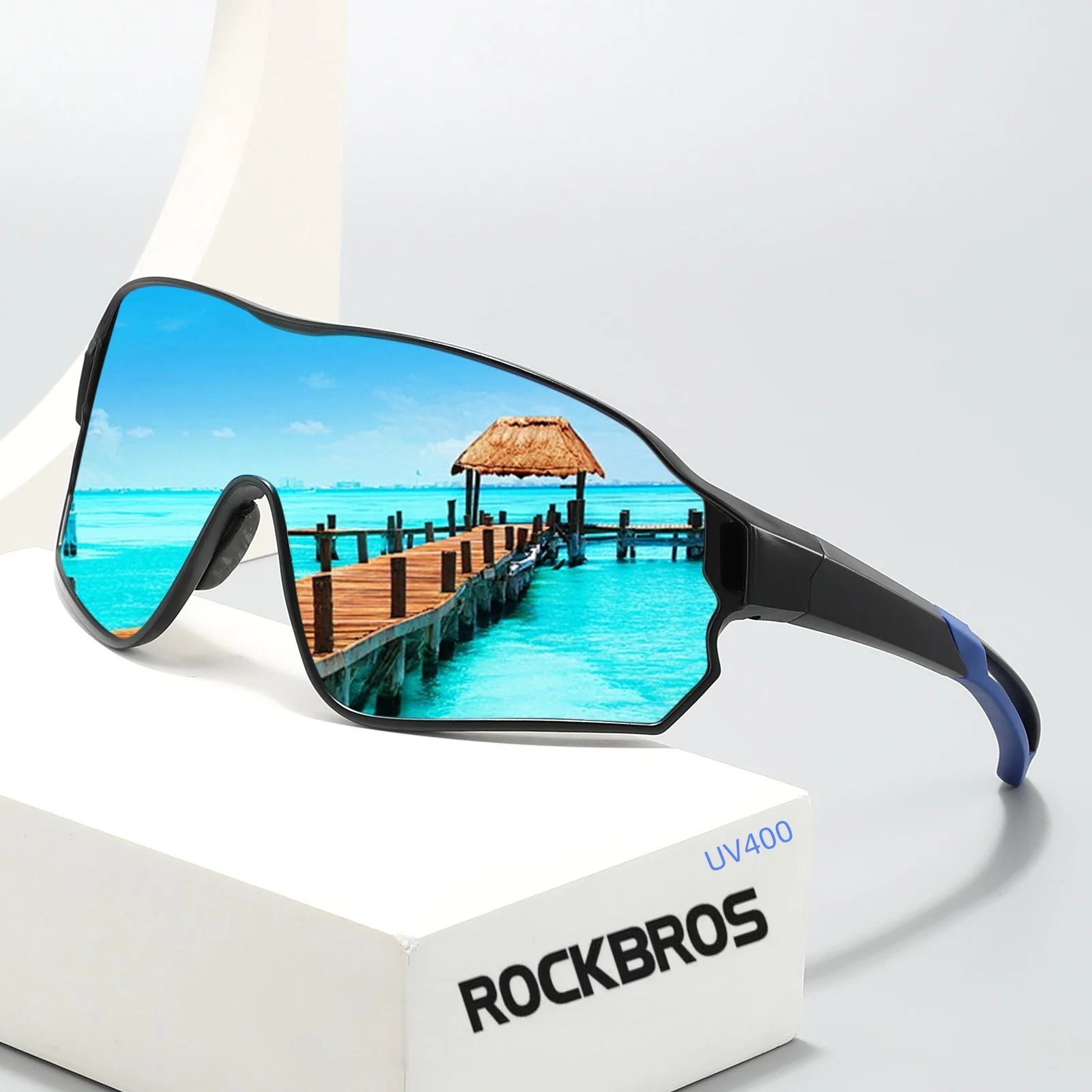 AliExpress ROCKBROS  Top Seller Cycling Glasses UV400 Anti Fog REVO Lenses HD Clarity CE/ANSI Certified Cateye Design MTB/Road Bike