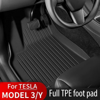 Car Floor Mats for Tesla Model 3 Y 2019-2024 Car Four Seasons Waterproof Non-slip Floor Mat NEW TPE Special Car Accessories