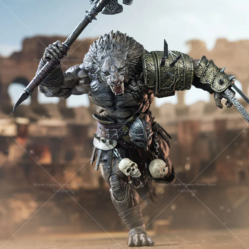 XesRay 1/12 Scale Gladiator Glory Battle Maxillary Fangs Balasu Black Saber Toothed Tiger 9-inch Full Set Action Figure Soldier