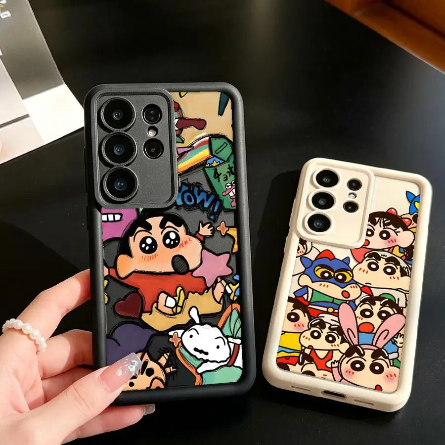 Shinnosukes Case for Samsung Galaxy S26 Ultra S20FE S25 Edge S22 S23 FE S25 S24 Plus S24Ultra S21 Phone Cover