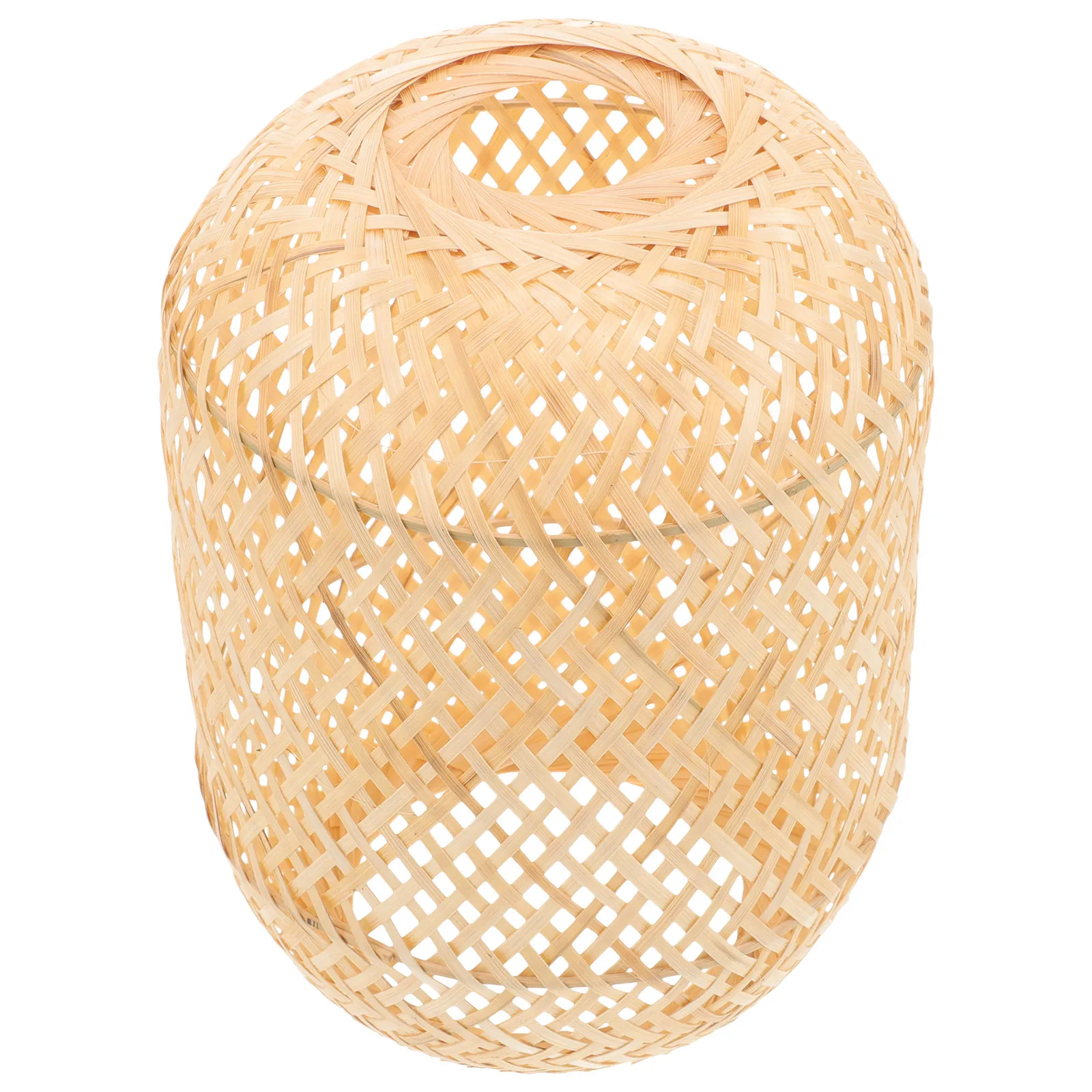 

Бамбуковый абажур для прикроватной лампы, легкий, в деревенском стиле, плетеный, декоративный, для спальни