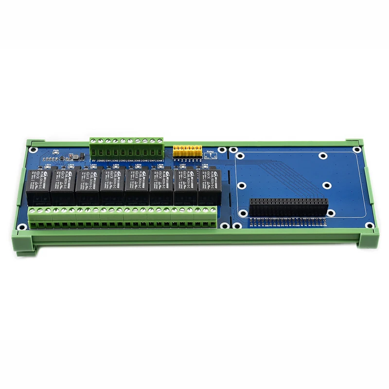 8-way Relay Module with Optocoupler Isolation and Low-level Triggering