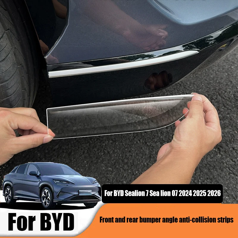 

For BYD Sealion 7 Sea lion 07 EV 2024 2025 Car front and rear bumper corner anti-collision adhesive material