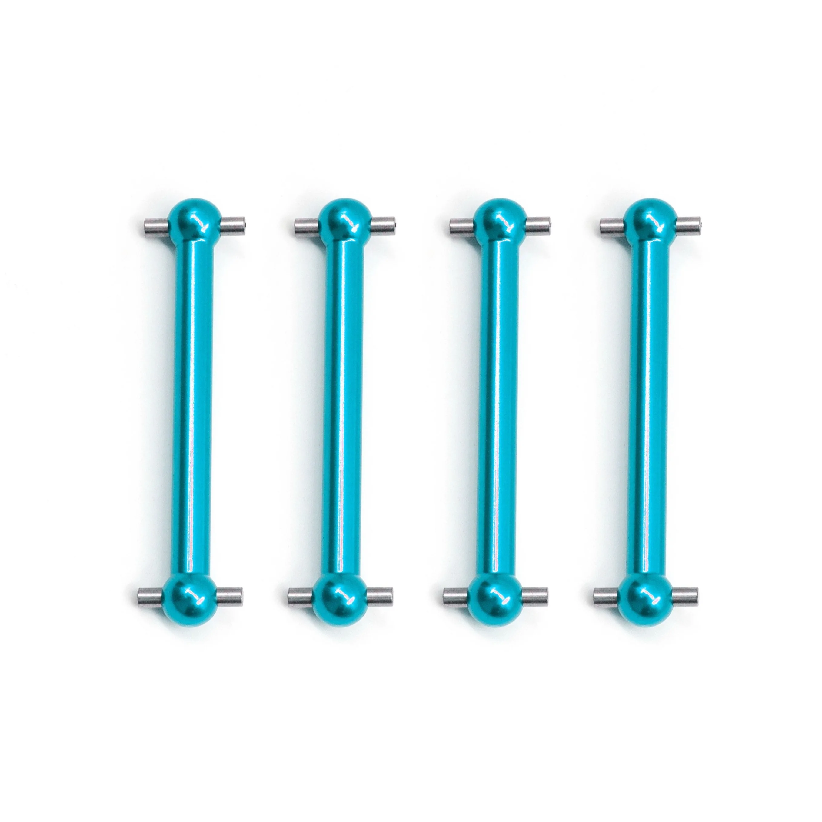 4Pcs Metal Universal Drive Shaft Driveshaft CVD Dogbone for Tamiya TT02B TT-02B 1/10 RC Car Upgrades Parts