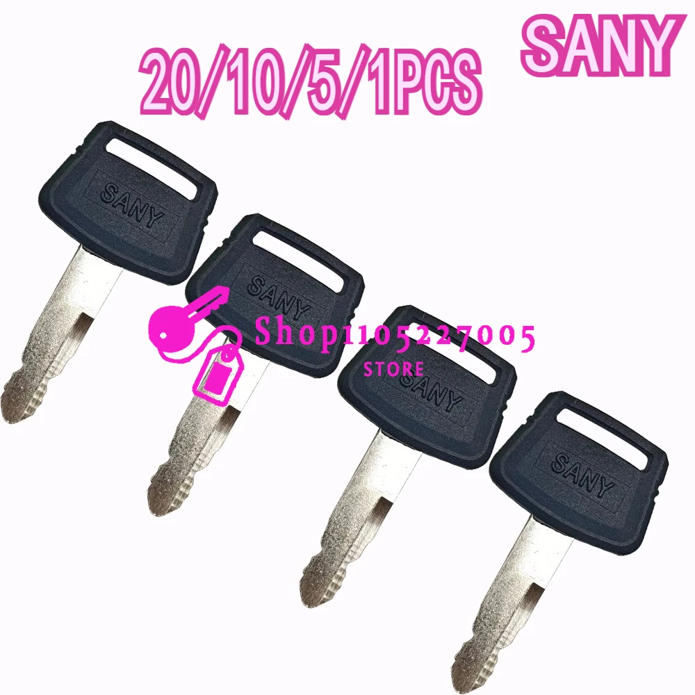 

20/10/5/1 шт. для ключа зажигания экскаватора, тяжелое оборудование, детали загрузчика, экскаватор Sany Bulldozer