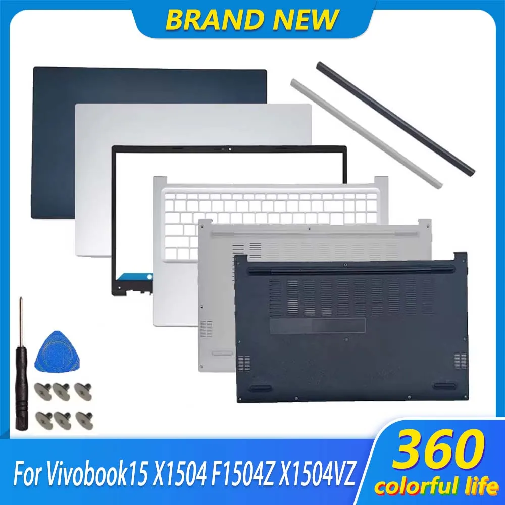 

New For Vivobook15 X1504 F1504Z X1504VZ Laptop LCD Screen Back Cover Front Bezel Palmrest Upper Top Lower Bottom Case Cover