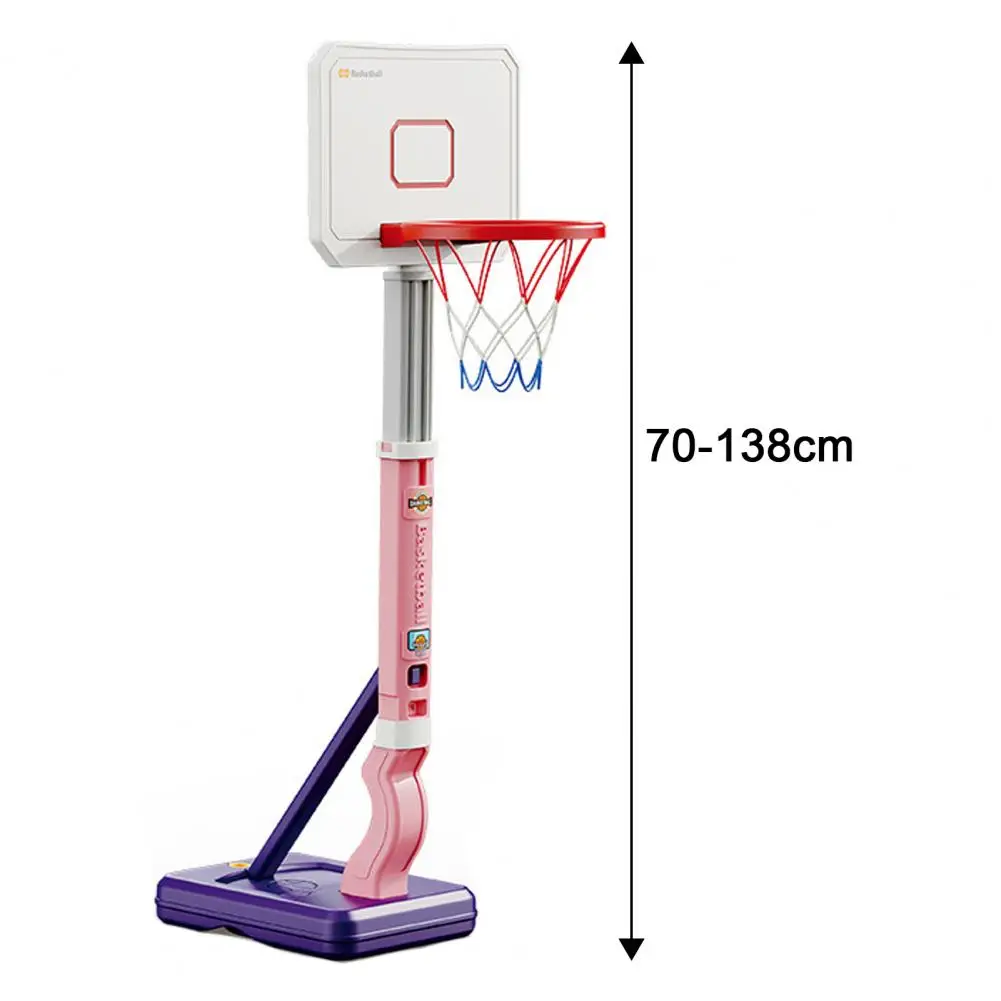 Conjunto de cesta de basquete para piscina, altura ajustável, conjunto de cesta de basquete com 4 bolas, inflador, kit de jogo interno e externo para meninos e meninas