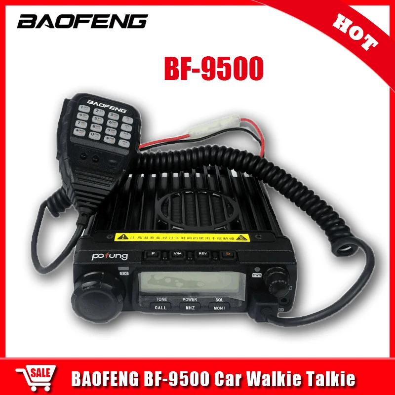 2022 Pofung Baofeng BF-9500 Auto Radio Station Walkie Talkie Smart Professionele Ham Hf Mobiele Multi Band Modus Uhf 50W 10 50 Km