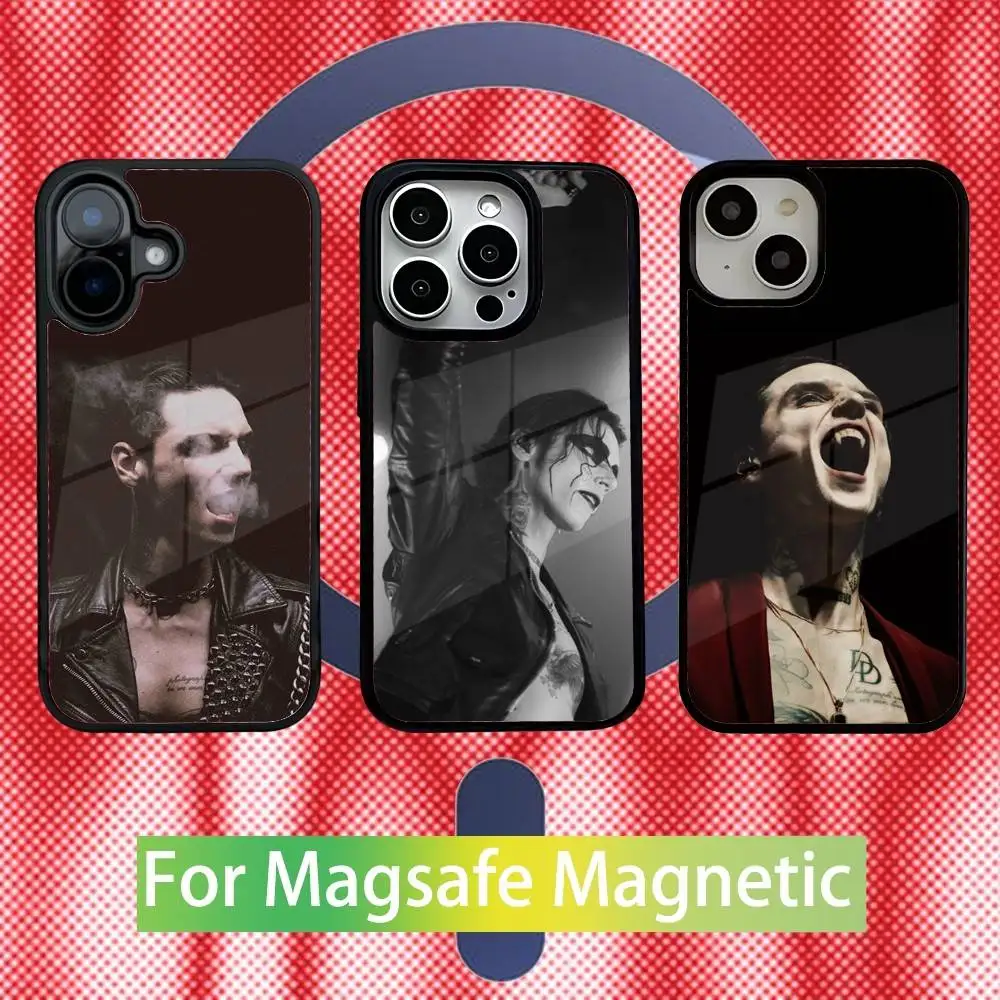

A-Andy Rock B-Biersack Phone Case For iPhone 17,16,15,14,13,12,11 Pro,Max,Plus,Mini,Air,E Magnetic Magsafe Cover