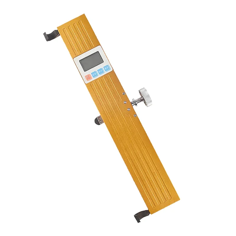 Portable elevator rope tension tester