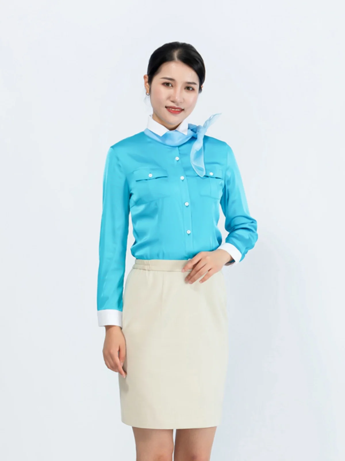 

Корейский комплект юбки Air Quali Air Steward Profional irt для интервью orm Flight Atnt Одежда Ele Sle