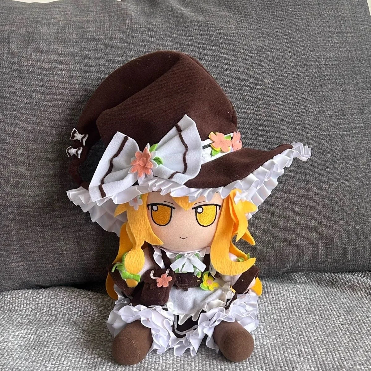 30cm TouHou Project Kirisame Marisa Plush Toys Cute Soft Stuffed Anime Fumo Cosplay Pillow Dolls For Kid Birthday Christmas Gift