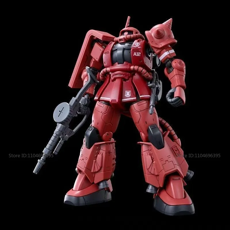 新品在庫あり バンダイ模型玩具 MS-06R-1A ザク II オリジナル組み立てメカアニメフィギュアパズルホリデー人気人形ギフト