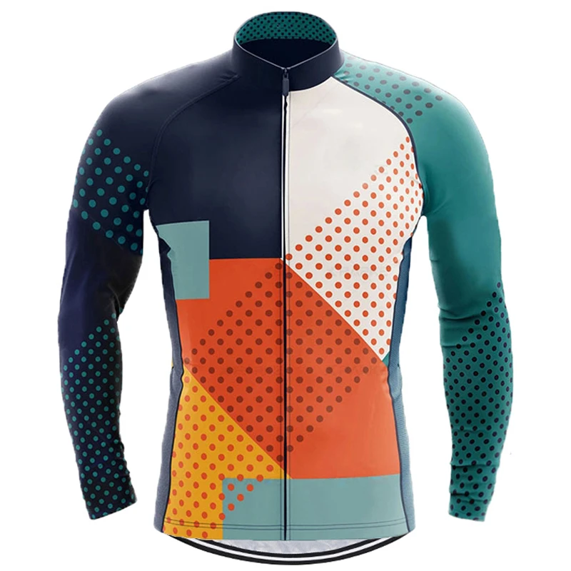 Long Sleeve Cycling Jerseys Breathable Mountain Bike Clothing Autumn Summer Bicycle Clothes Maillot Ropa Ciclismo