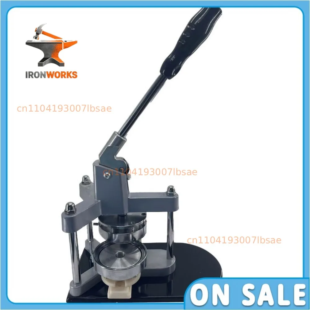 25/32/37/44/50/5658/75mm Triangle Style Button Maker with Mold ,Tinplate Badge Making Machine，Self provided consumables