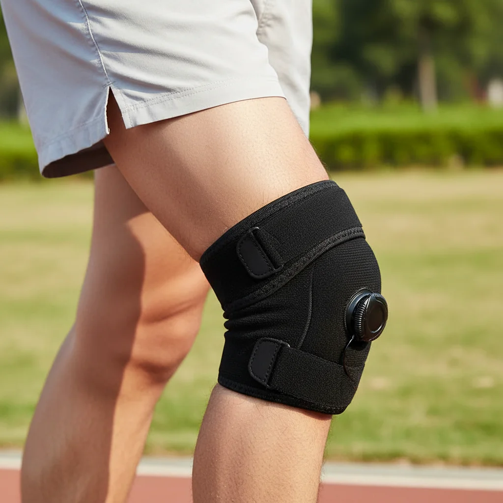 

Adjustable Knob Sports Knee Guard Band Protecting Meniscus Tendon Injury Patellar Strap Knee Pads Prevent Ligament Strain
