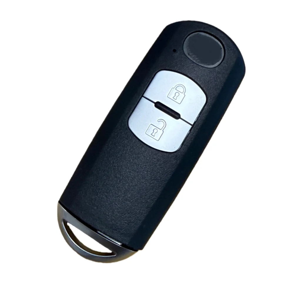 Car 2Buttons Replacement Remote Key Shell for Mazda M3 M6 CX-3 CX-5 Axela Atenza 2014- 2018 SKE13D-01 with Emergency Key No Logo