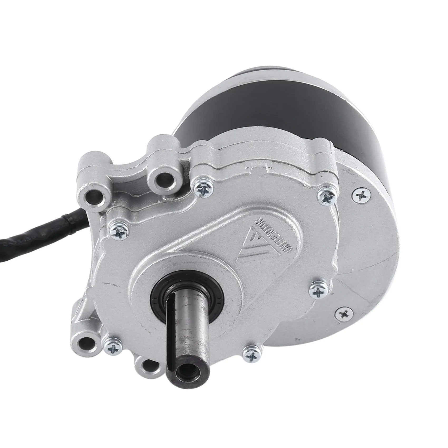 Low Speed Brush Motor with Electromagnetic Brake, Longer Shaft, DC Gear Brushed Motor for Wheel Chair 250W 24V