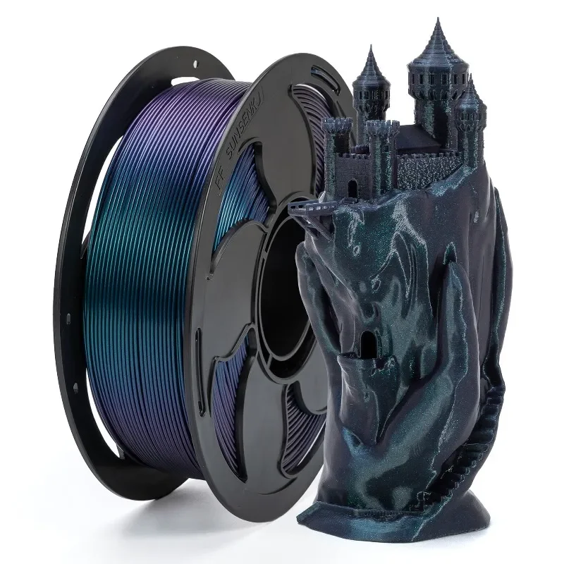 2026 hot 3D printing consumables PETG chameleon consumables come with flash point PETG shine color-changing petg consumables 7.8