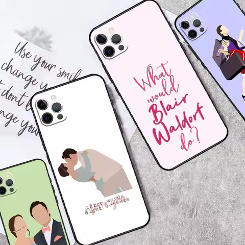 Blair Waldorf Chuck Gossip Girl Case For Samsung Galaxy S24 Ultra S20 S21 S22 S23 S25 Ultra S9 S10 Plus S25 FE Cover Funda