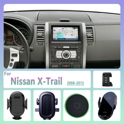 For Nissan X-Trail T31 2008 2009-2012 Car Phone Holder Wireless Charging Magnetic Phone Holder Car Magsafe Support Accessories