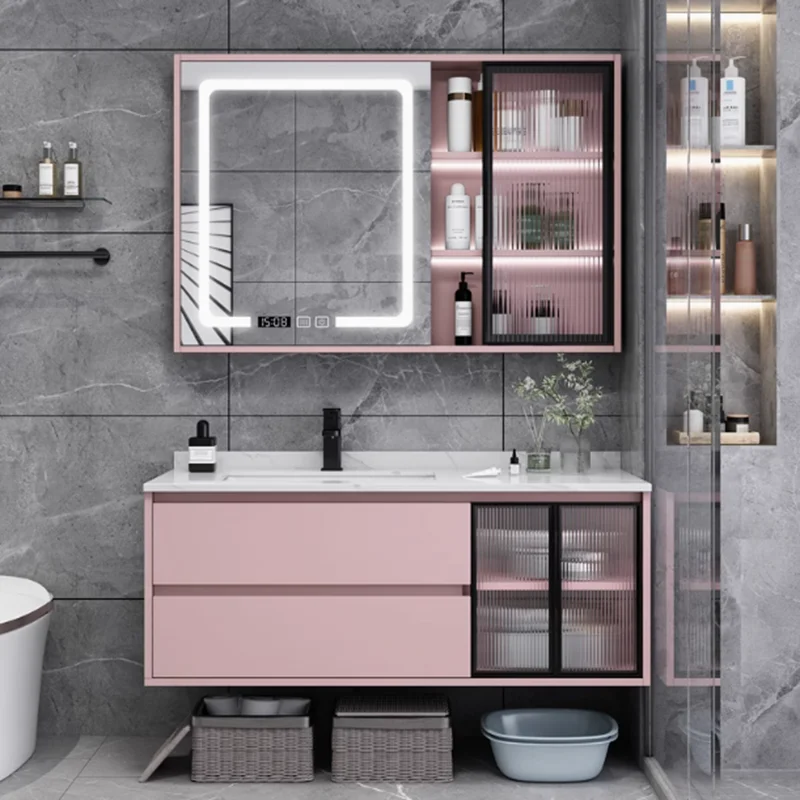 Small Luxury Bathroom Cabinet Drawers Gadgets Space Saver Narrow Accessories Modern Cupboard Corner Colchones Home Furniture