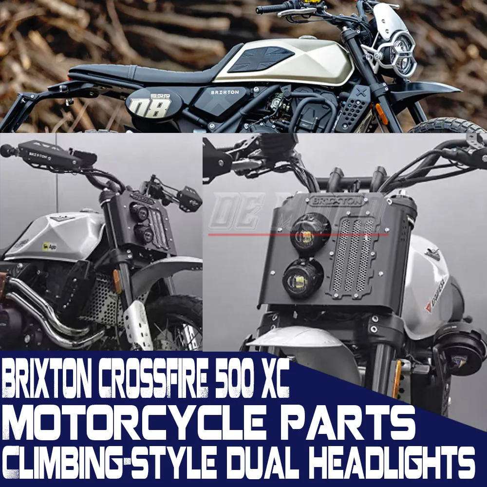 FOR BRIXTON CROSSFIRE 500 XC Motorcycle Headlight Assembly Lens High And Low Beam Style Headlight