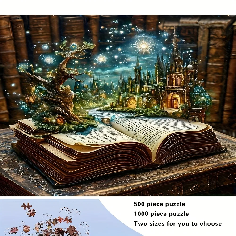500/1000pcs Adult Jigsaw Puzzles Suitable for Adults & Challenging Family Game Night - Large-Scale Project with Complex Patter