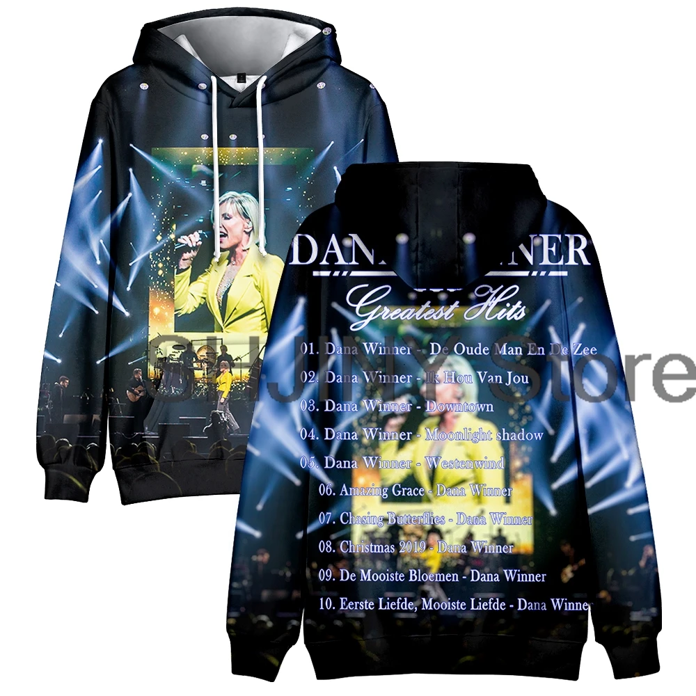 

Dana Winner Merch Hoodie 2024 World Tour 3D Long Sleeve Casual Streetwear Men Women Hooded Sweatshirt Fashion Clotehs