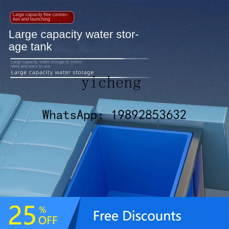 AA Beauty Salon Water Circulation Fumigation Water Storage Type Shampoo Chair No Connection Drainer Head Treatment Bed