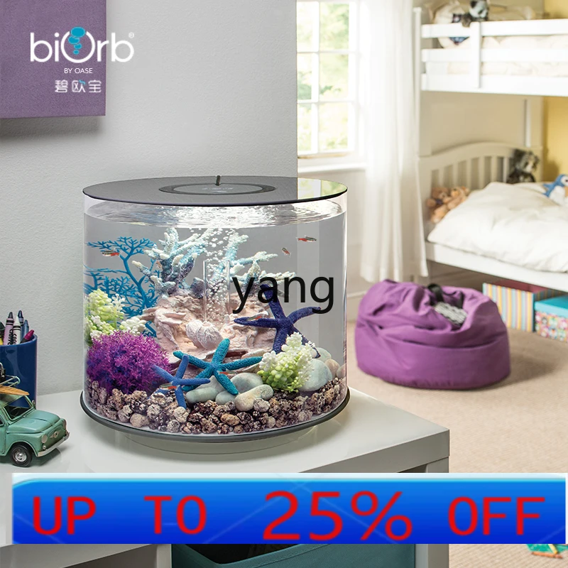 lmm  home desk living room acrylic transparent aquarium