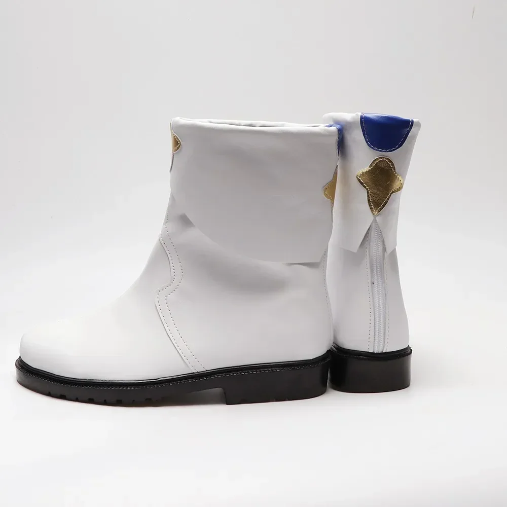 Chaussures de Cosplay du Jeu Honkai Impact 3 Star Rail Yanqing, Bottes Blanches d'Halloween, Nouvelle Collection