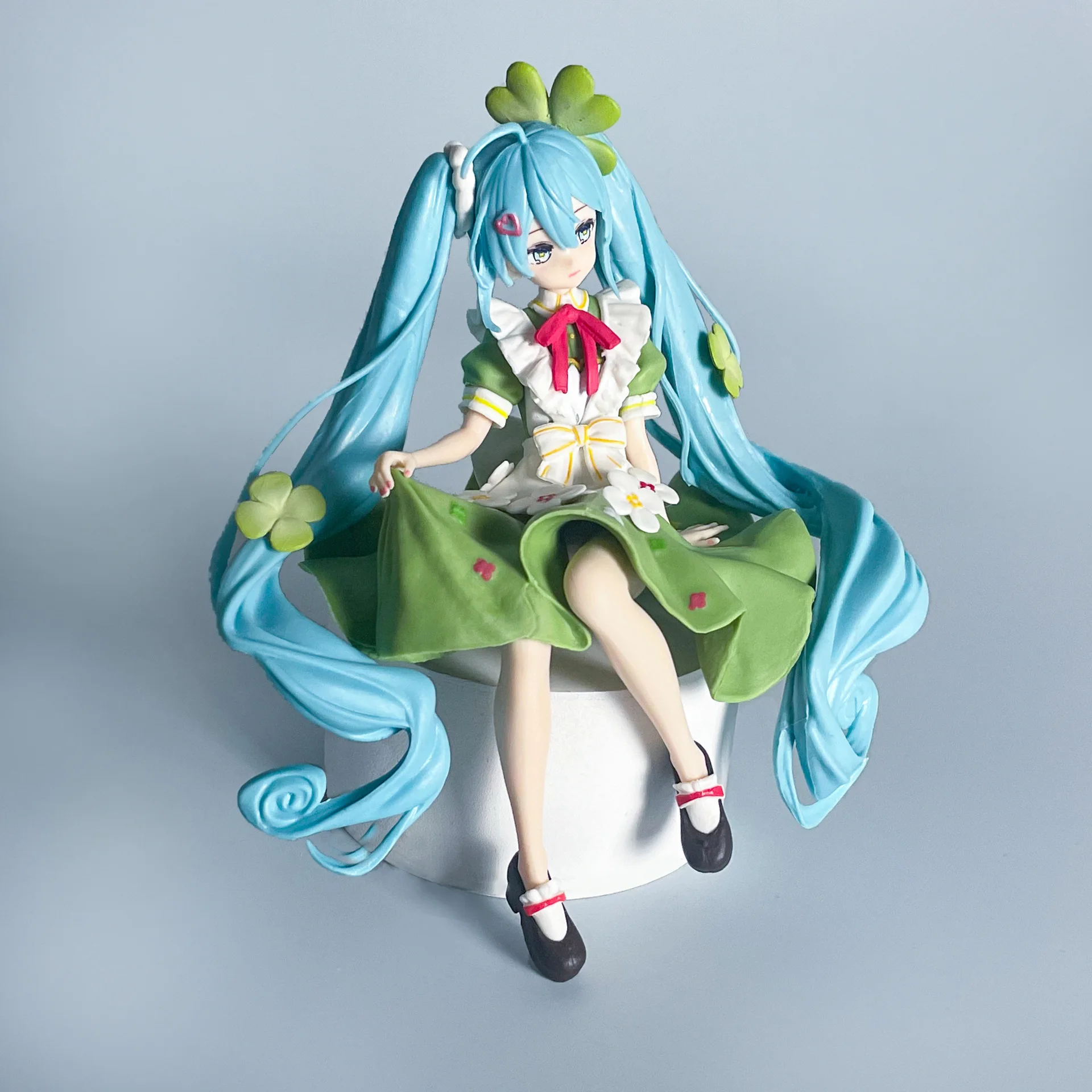 Kizuna Future figurine - Four-leaf clover flower fairy - Kizuna Mimi girl model decorative item
