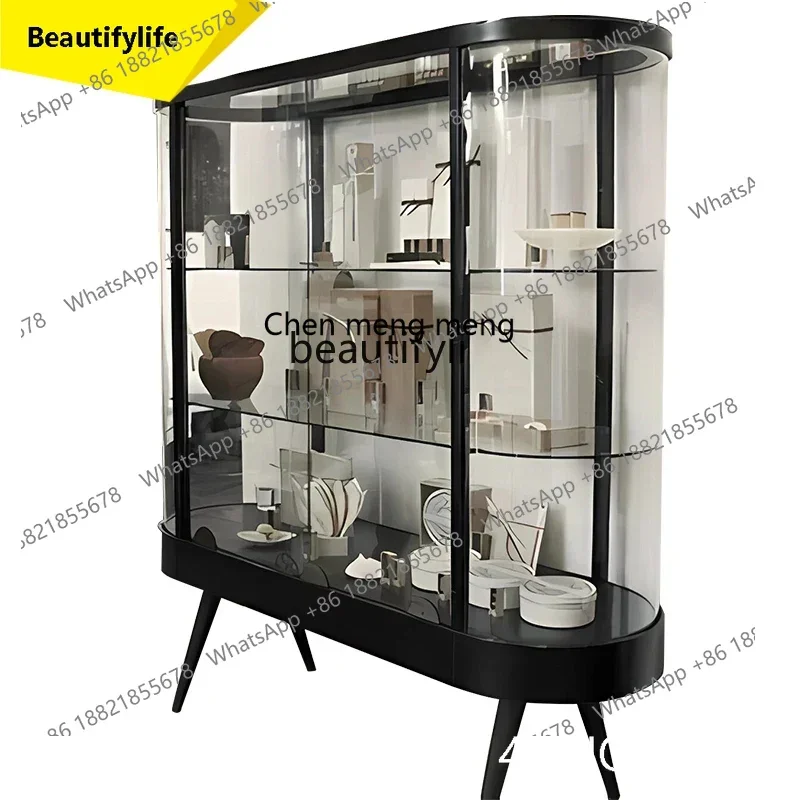 

cn8350 ssItalian свет из цельного дерева, роскошь и простота, настенный винный шкаф для гостиной, стеклянный шкаф для аксессуаров, дисплей Boo