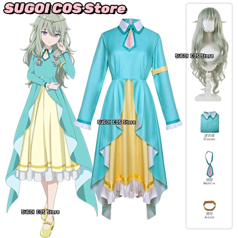 أزياء كوساناجي نيني التأثيرية أزياء أنيمي PJSK الملونة للعب الأدوار زي لوليتا فستان شعر مستعار بدلة اللعب 2025 ملابس تنكرية للهالوين