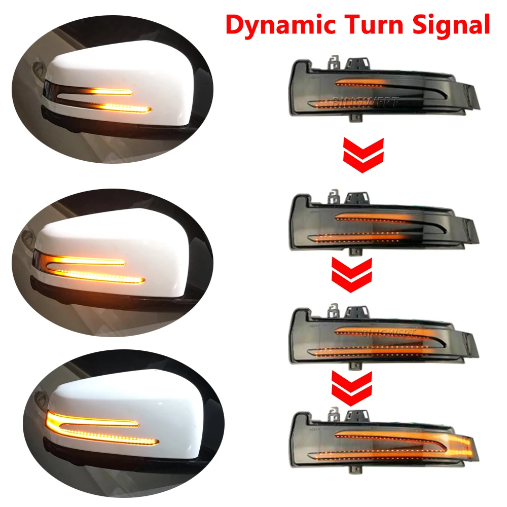 

Динамический указатель поворота для Mercedes-Benz A B C E S CLA GLA CLS Class W176 W246 W204 W212 C117 X156