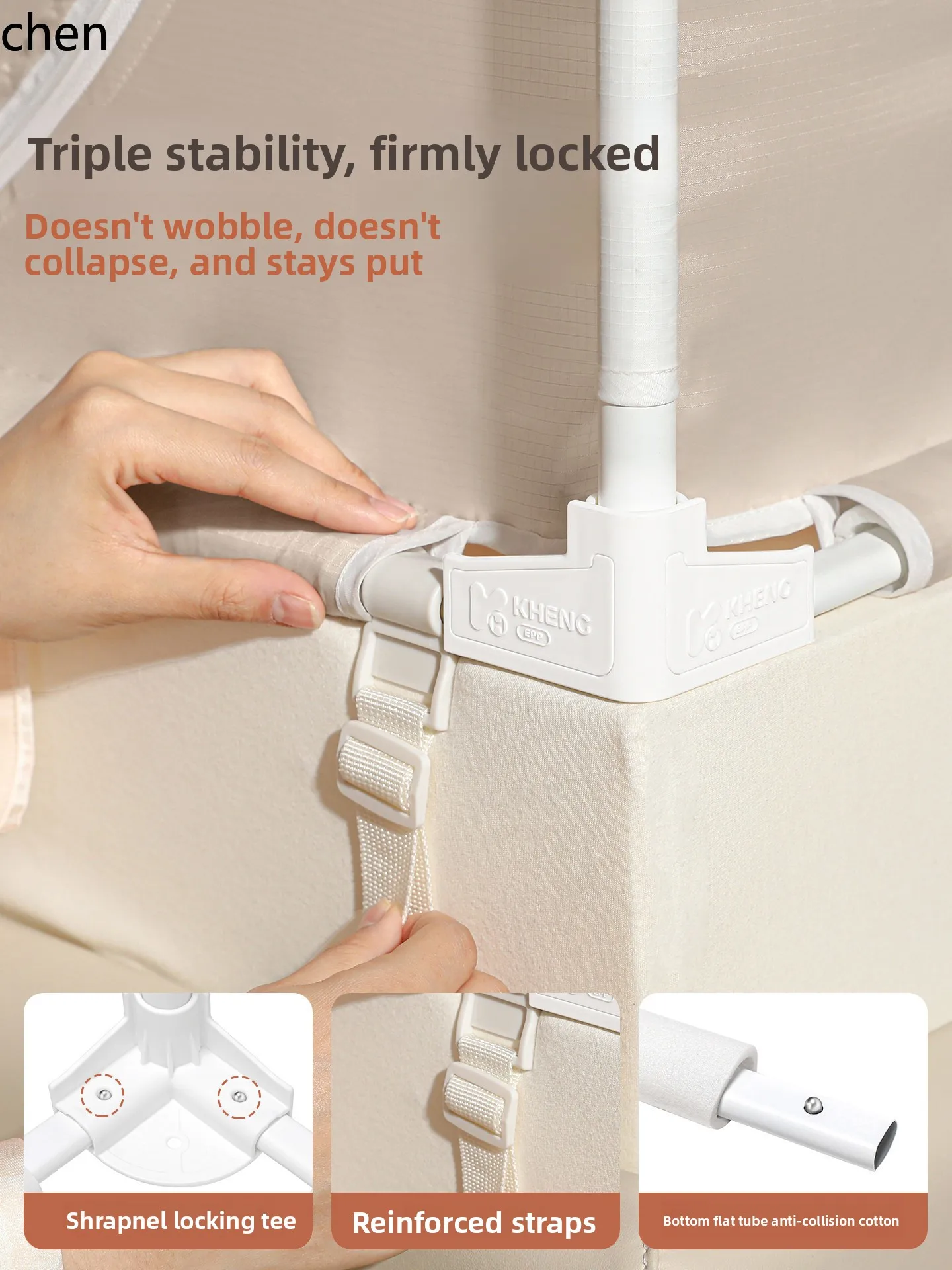 YFY  anti-fall mosquito net - full bottom fitted sheet style for home bedroom, prevents falling out of bed