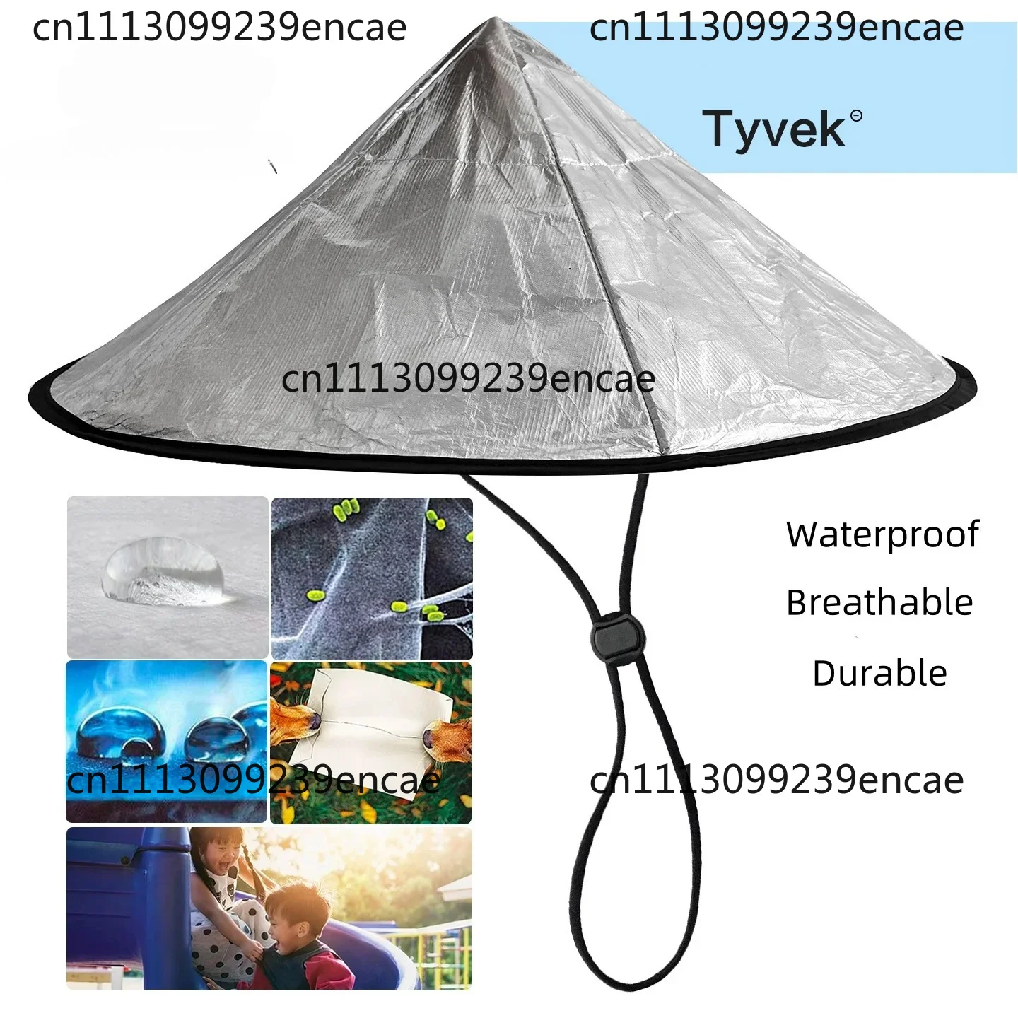Sun Hat Outdoor Ultralight Hat Rainproof Folding Silver-Coated Hat Sunproof Hiking Backpacking