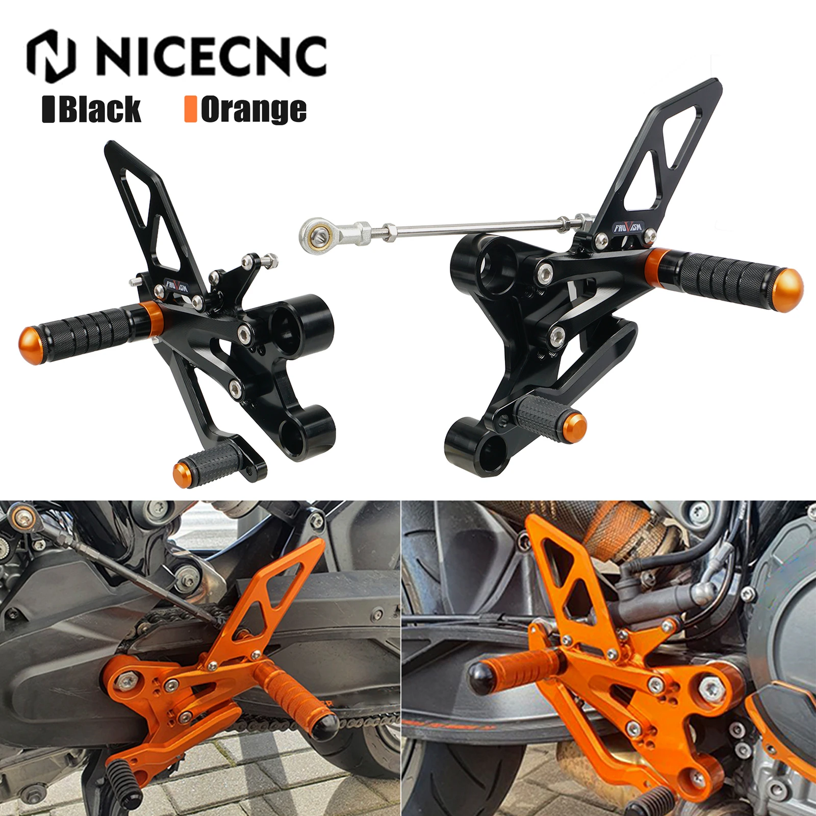 

Motorcycle Adjustable Rearsets Footrest For KTM 790 Duke 790 790Duke 2018-2023 890 Duke 890 2020-2023 Foot Pegs Foot Pedal