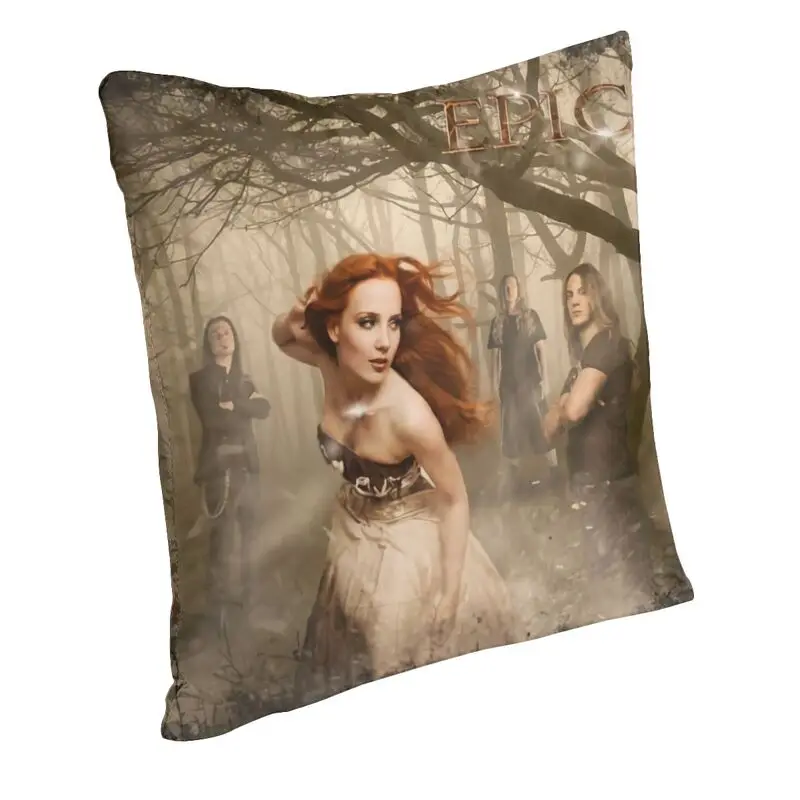 Epicas Neoclassical Metal Rock Band Pillow Case 45x45cm for Living Room Nordic Cushion Cover Square Pillowcase