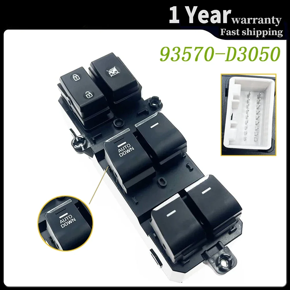 

Power Master Window Control Switch Lifter Button for Hyundai Tucson 2016 2017 2018 2019 Car Accessories 93570-D3050 93570D3050