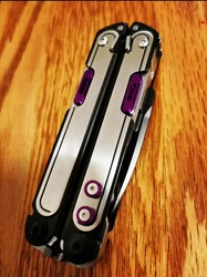 1 Piece Aluminum Alloy SAW/File Thumb Stud for Leatherman ARC FREE P4 Modify(PLIERS NOT INCLUDED)