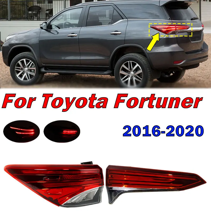 

Для Toyota Fortuner 2016 2017 2018 2019 2020 автомобильный задний фонарь в сборе задний фонарь стоп-сигнал задний фонарь сигнальная лампа