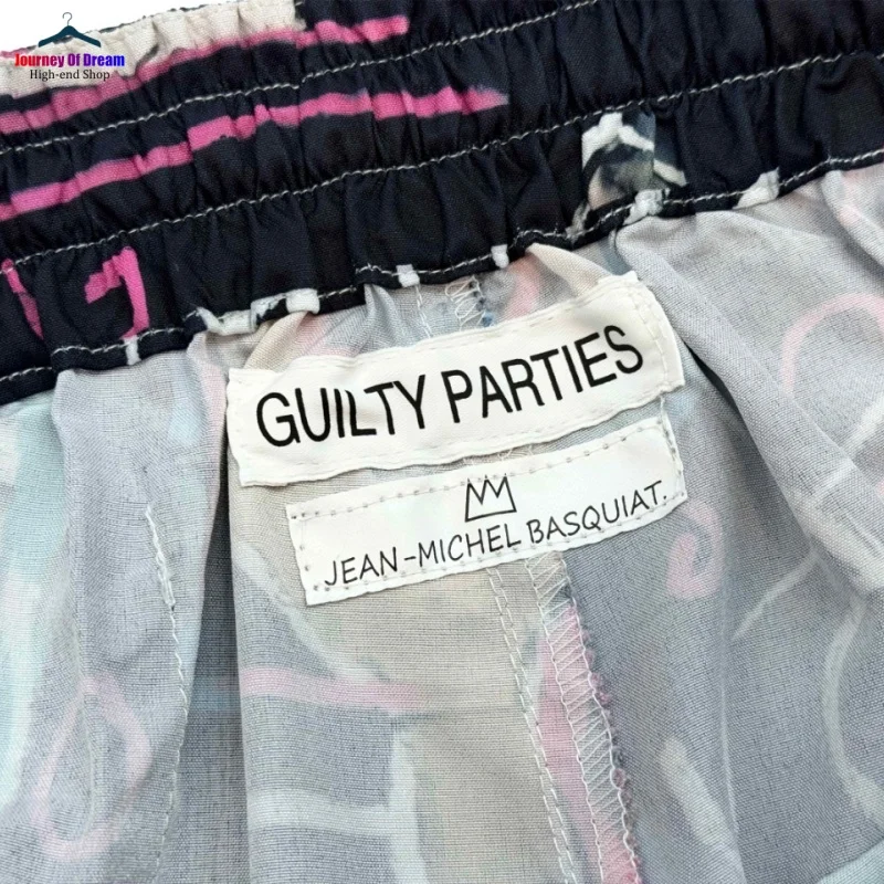 WACKO MARIA Summer High Street Mens Womens Hawaii Japanese Tide Vintage Loose Fashion Graffiti Shorts