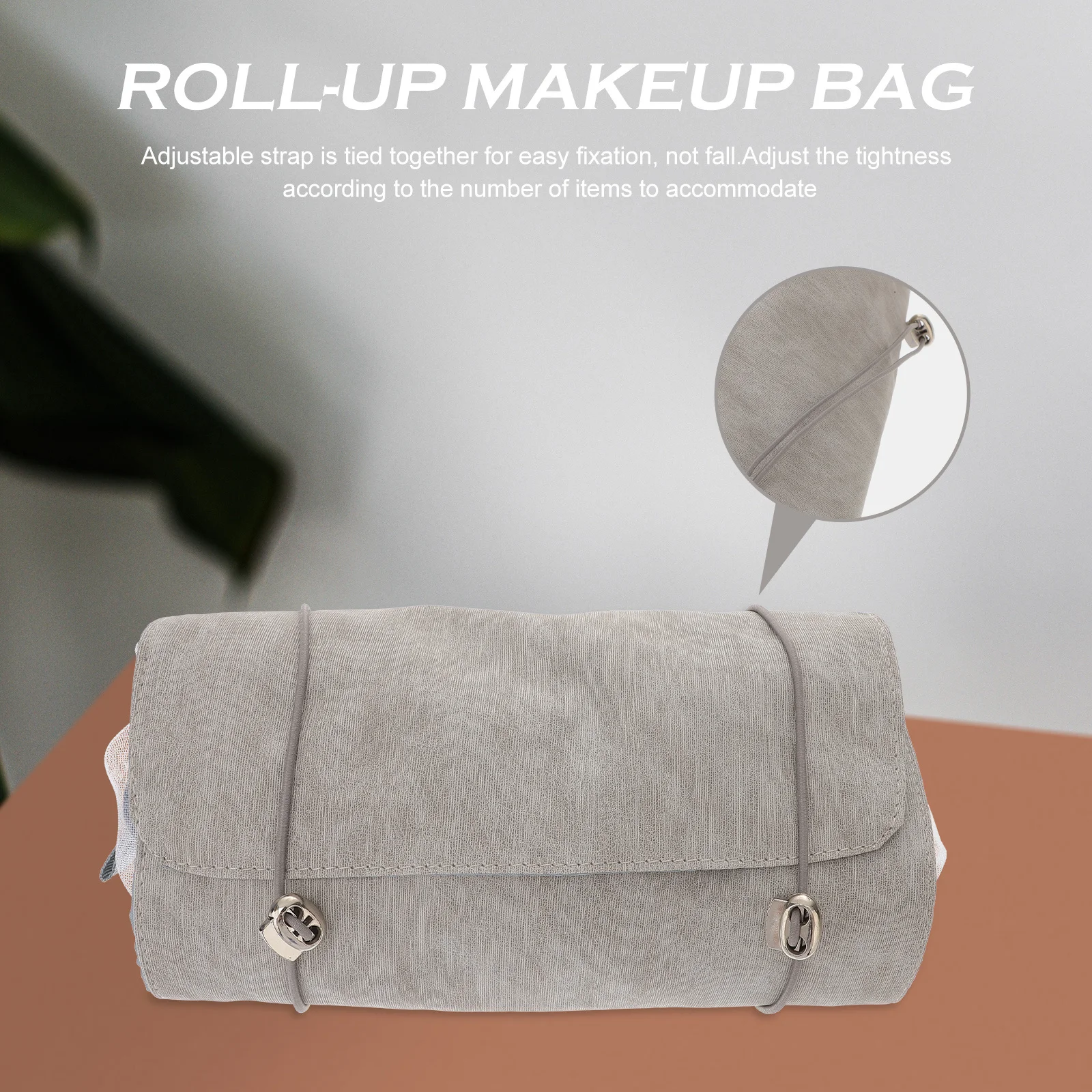 حقيبة PU 4 في 1 قابلة للفصل معلقة قابلة للطي حقيبة مكياج قابلة للطي منظم أدوات الزينة حقيبة كبيرة محمولة